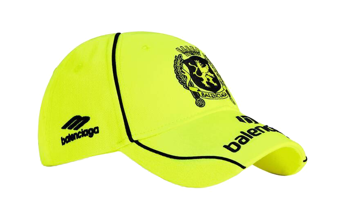 Balenciaga Paris Soccer Cap 'Neon Yellow' 7787874B5B37200