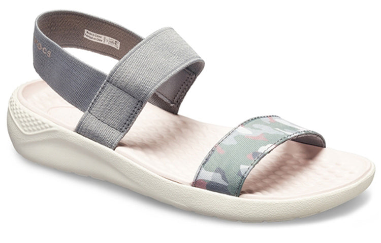 (WMNS) Crocs Literide Graphic Sandals 'Grey' 205375-0E9