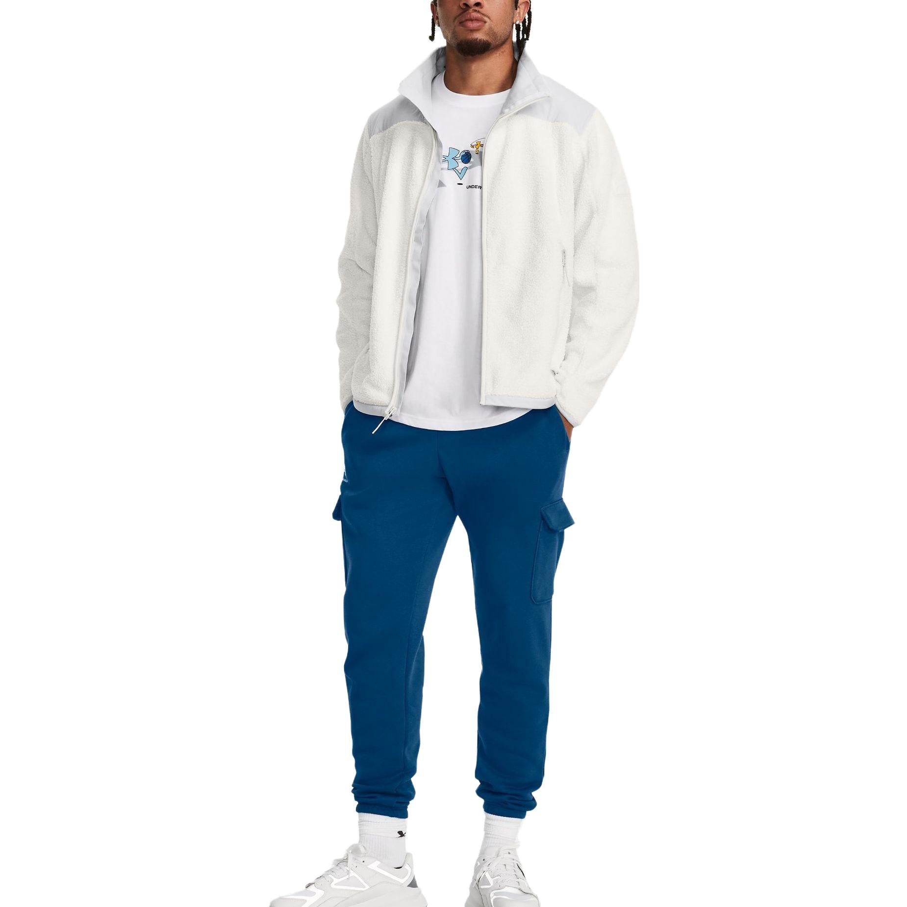 Under Armour Essential Fleece Cargo Pants 'Blue' 1380376-426