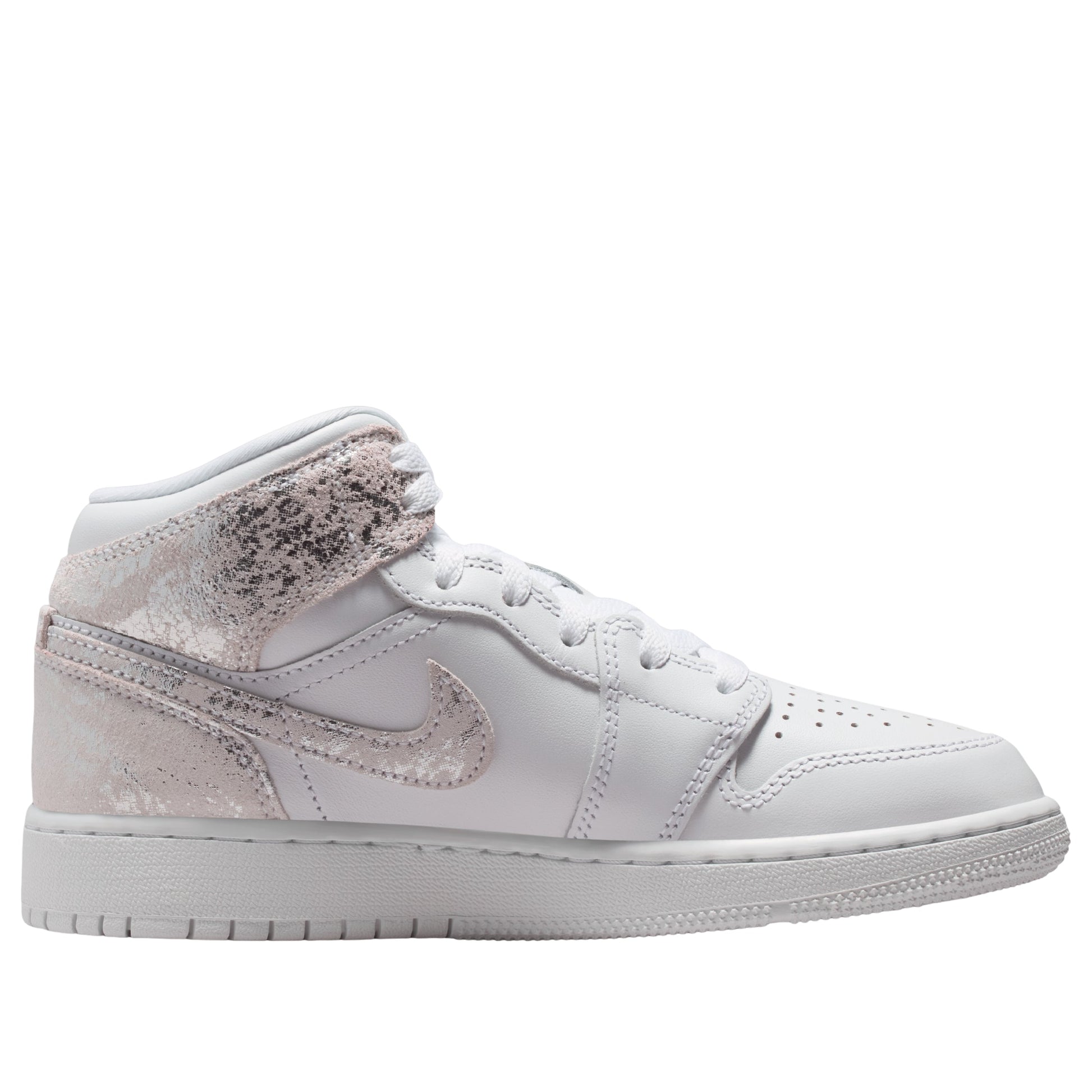 (GS) Air Jordan 1 Mid SE 'White Field Silver' IR2320-100