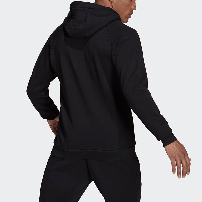 adidas Manchester United Embroidered team logo Hoodie 'Black' GR3909