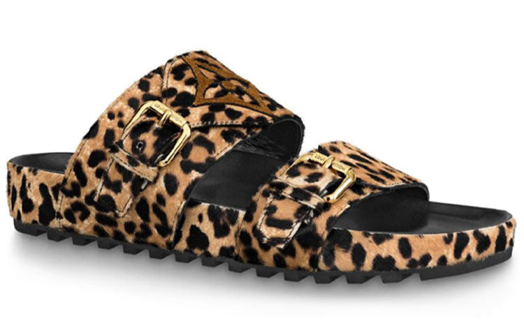(WMNS) LOUIS VUITTON LV Bom Dia Sandals 'Brown' 1A5N21