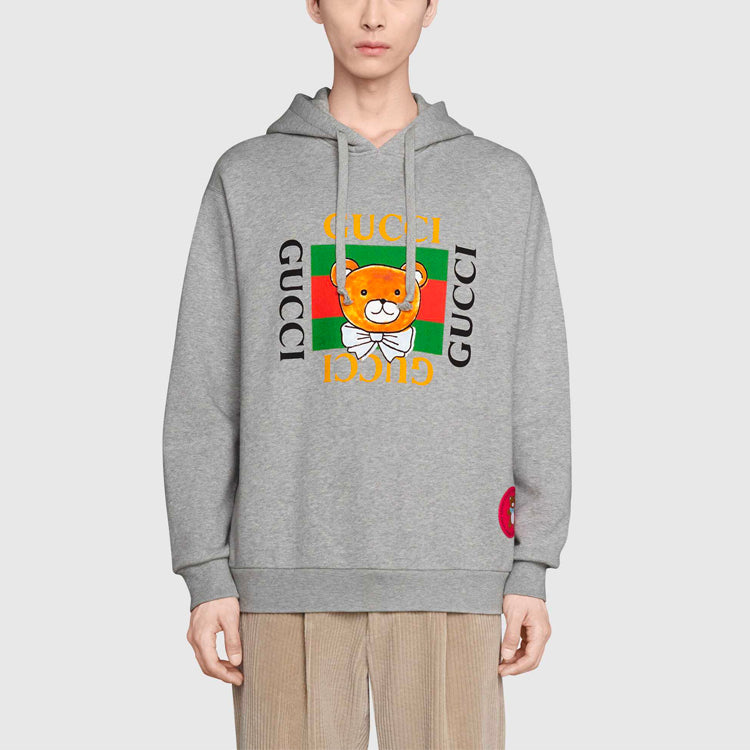 Men's Kai x Gucci Crossover SS21 Cotton Sports Cartoon Gray 623244-XJDJO-1093