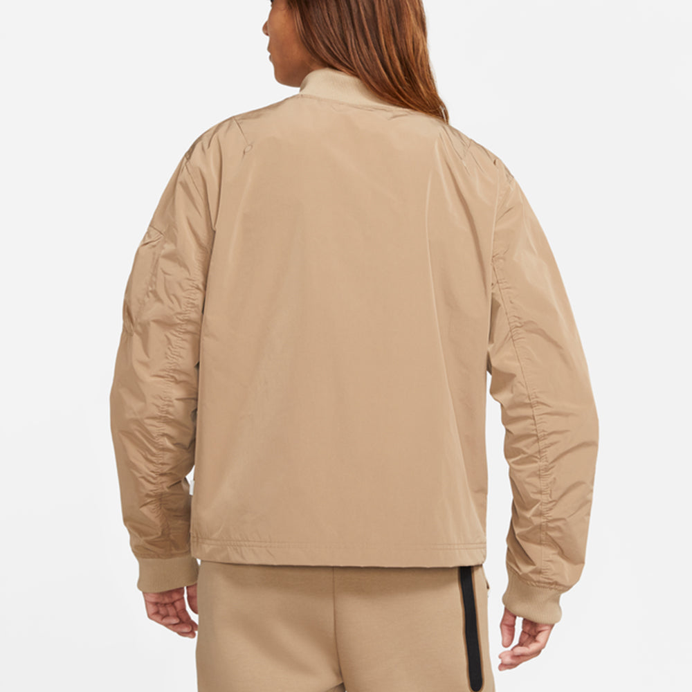Nike Sportswear Style Essentials Solid Color Training Loose Casual Jacket Khaki DD4715-208