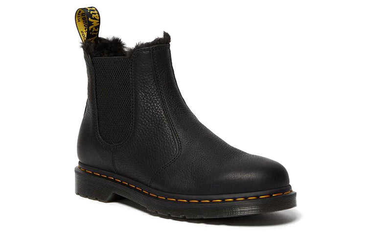 Dr. Martens 2976 Faux Fur Lined Chelsea Boots 'Black' 26333001