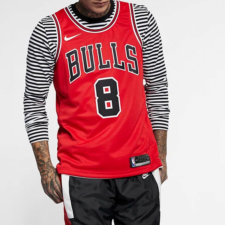 Nike NBA Team limited Jersey SW Fan Edition Chicago Bulls Zach LaVine No. 8 Red 864465-666