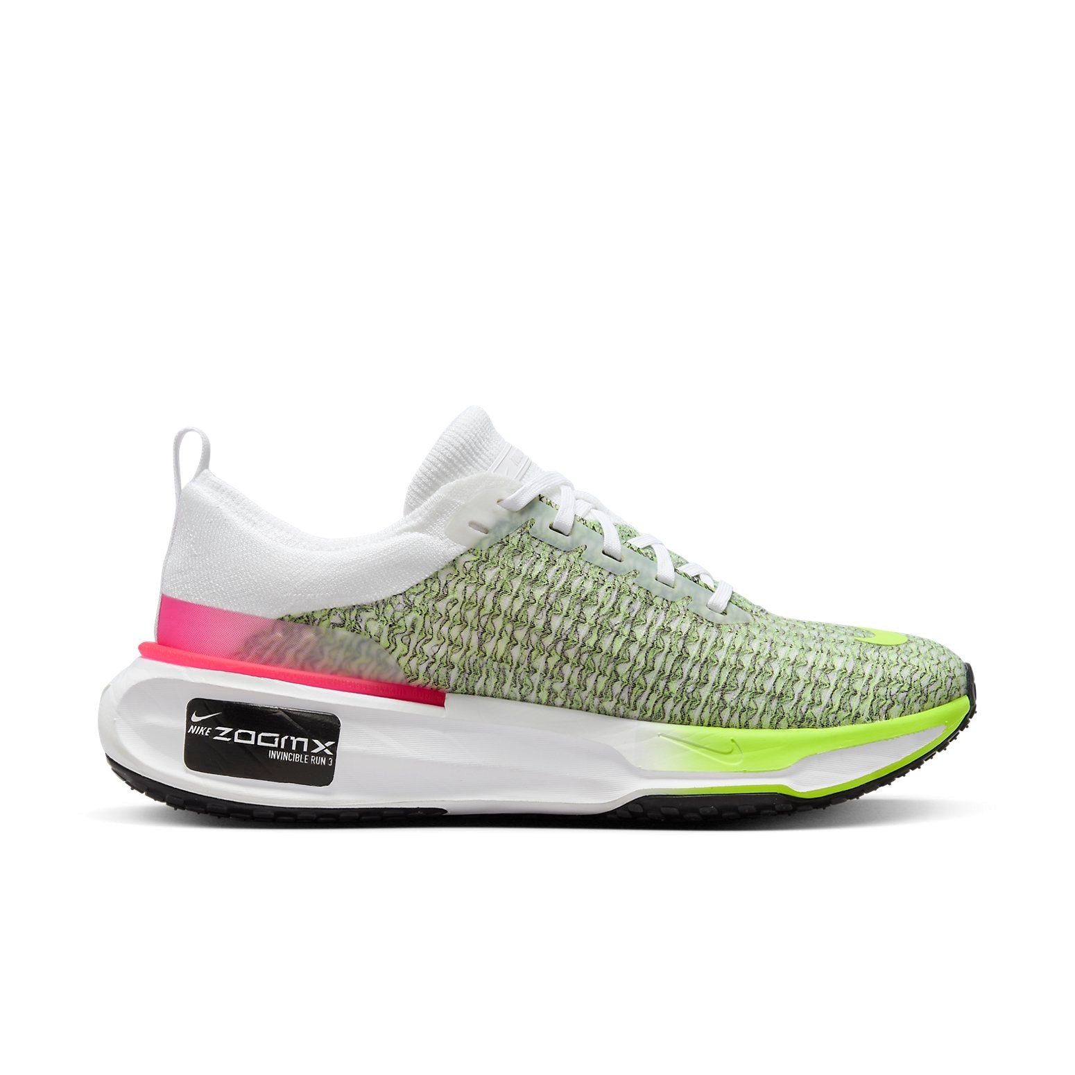 Nike ZoomX Invincible Run Flyknit 3 'White Volt Hyper Pink' FN6821-100