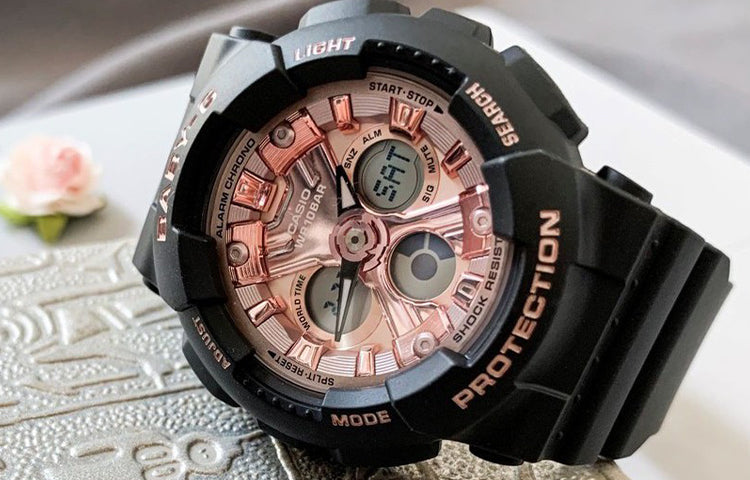 CASIO Baby-G 'Black Rose Gold' BA-130-1A4