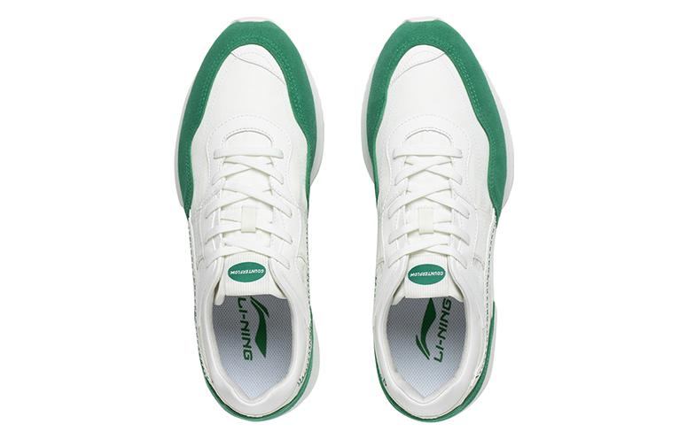 (WMNS) Li-Ning ChengFeng Sneakers 'White Green' AGCT174-3