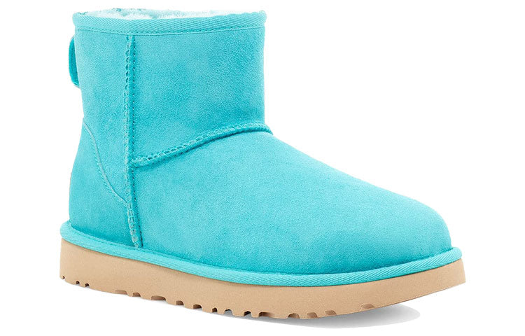 (WMNS) UGG Classic Mini II Boot Snow Boots Blue 1016222-CRWT