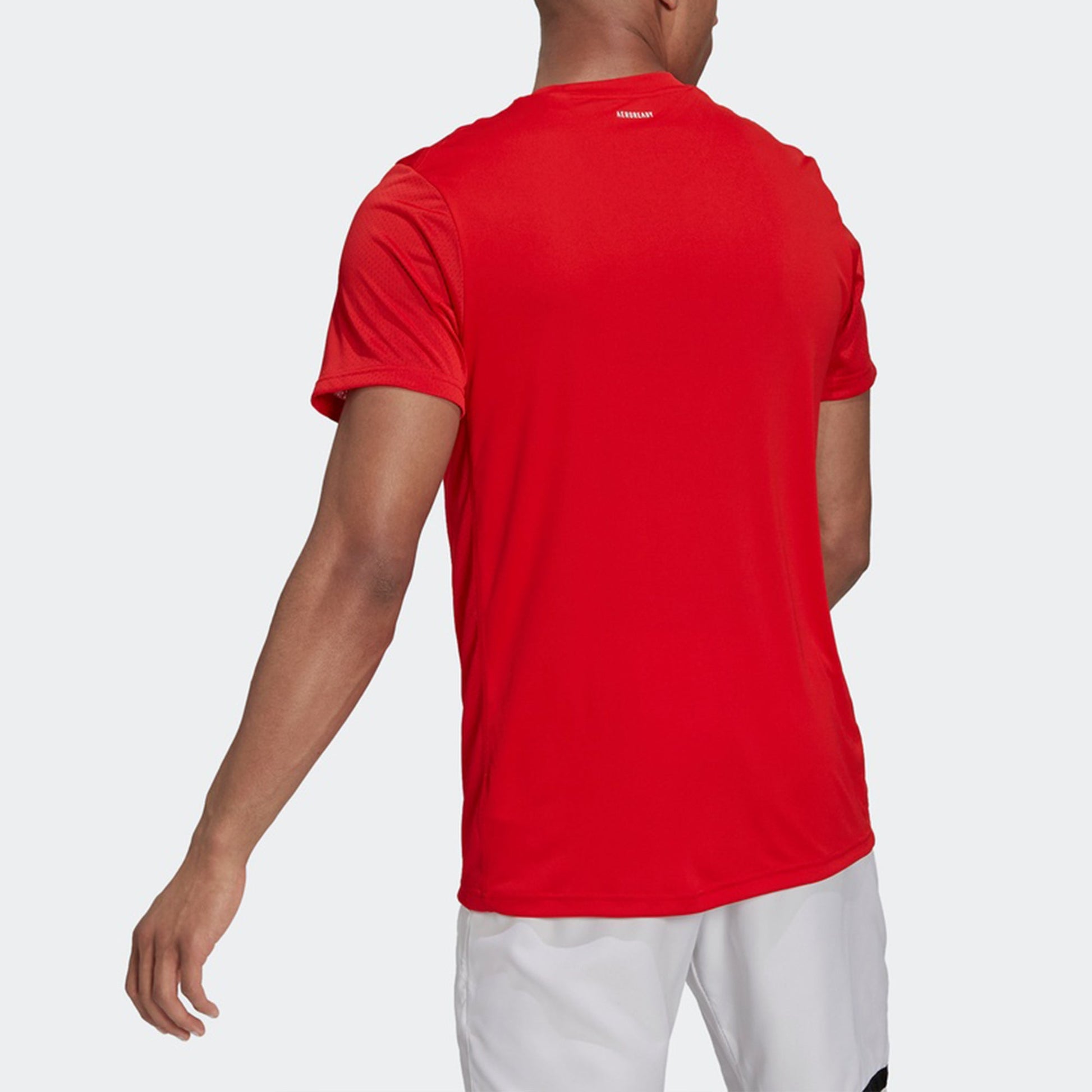 adidas Culb 3str Tee Tennis Sports Training Running Short Sleeve Red H33751