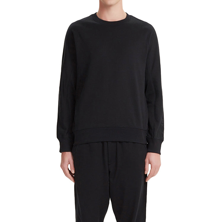 Men's Y-3 Solid Color Casual Round Neck Loose Black DY7239