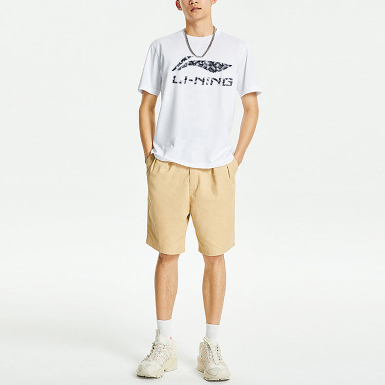 Li-Ning Digital Graphic T-shirt 'White' AHSR669-2
