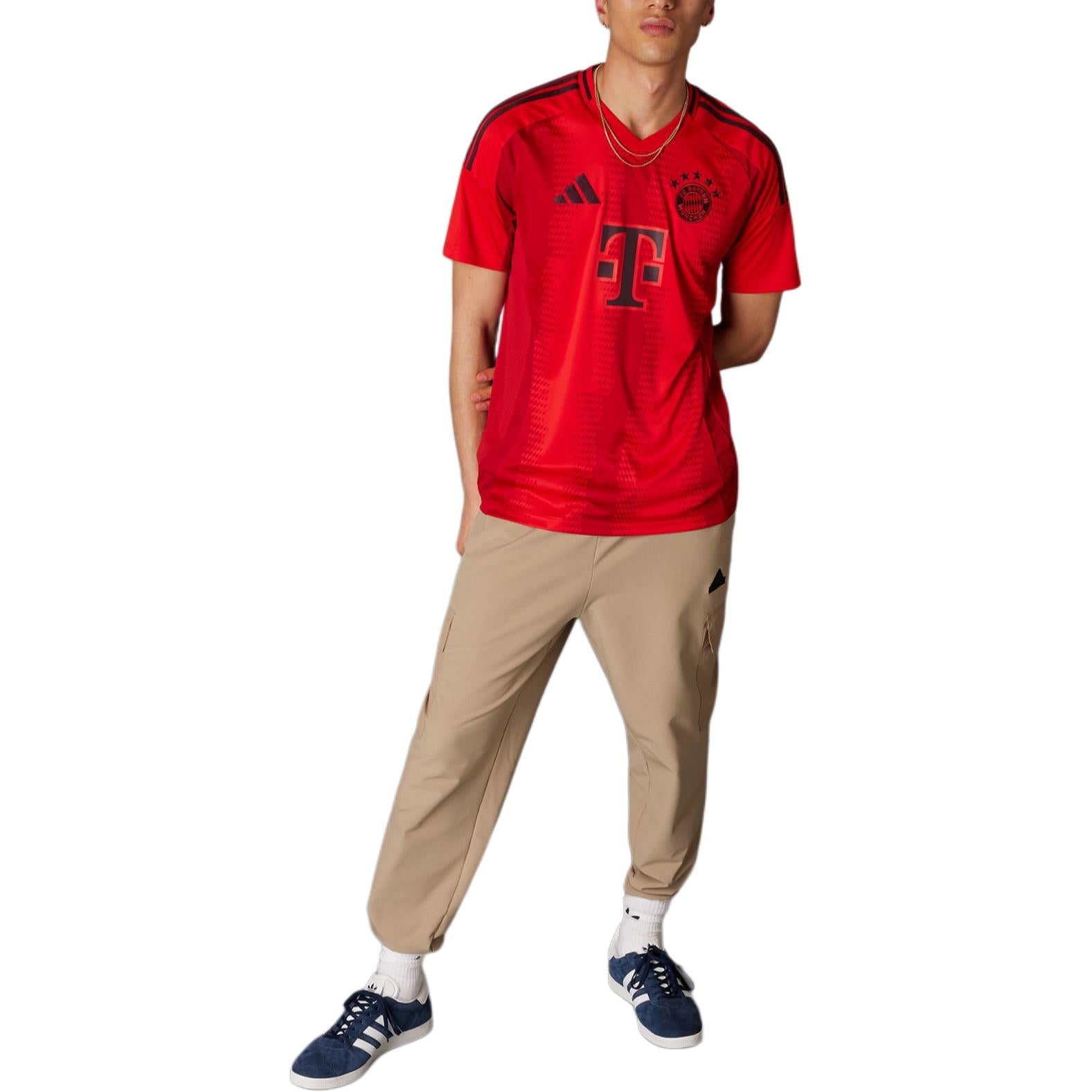 adidas FC Bayern 24/25 Home Jersey Asia Sizing 'Red' IT8511