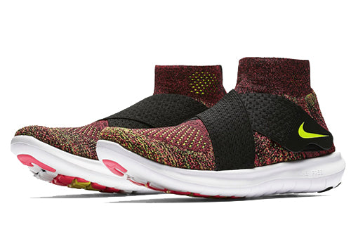 (WMNS) Nike Free RN Motion FK 2017 'Black Volt Racer Pink' 880846-004