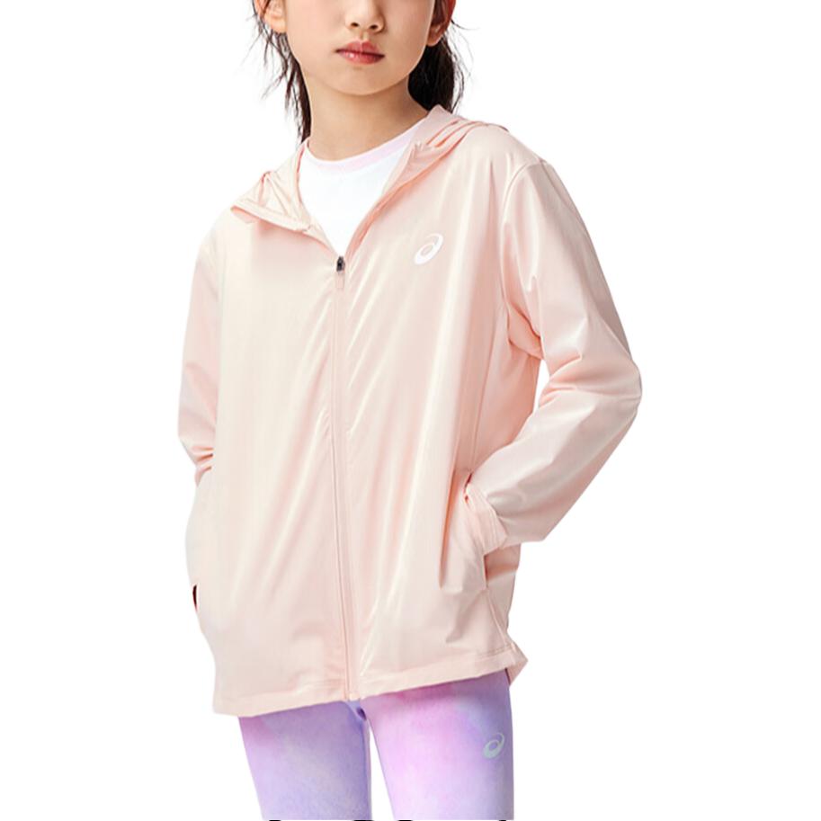 (GS) ASICS Logo Jacket 'Pink' 332241053089-0620