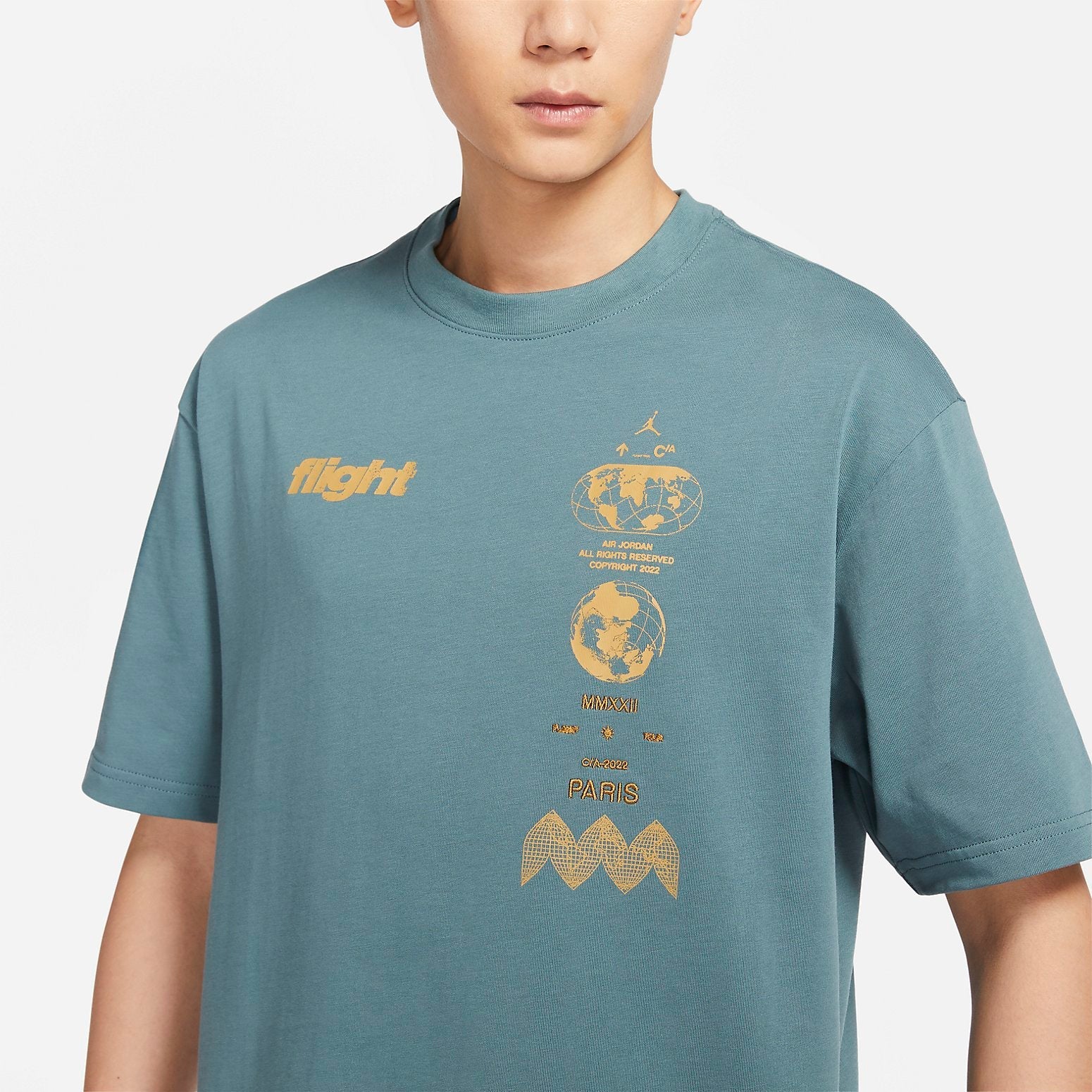 Air Jordan Heritage Short Sleeve Tee 'Blue' DV3076-384