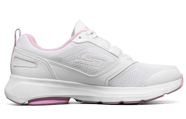 (WMNS) Skechers Go Run Viz Tech White/Pink 128031-WPR