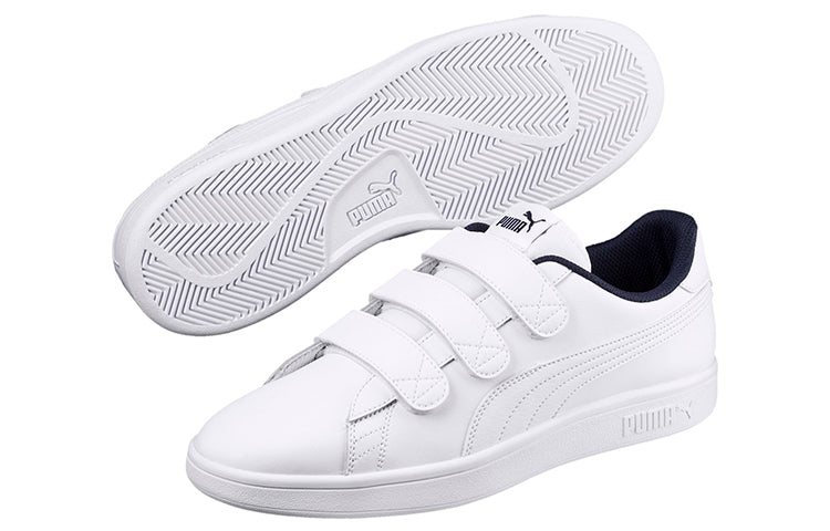 PUMA Smash V2 V White/Blue 366910-02