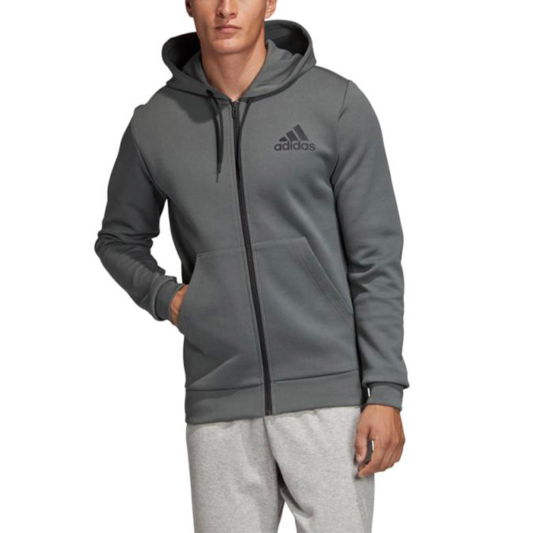 adidas Knit Hooded Jacket Green DQ1451