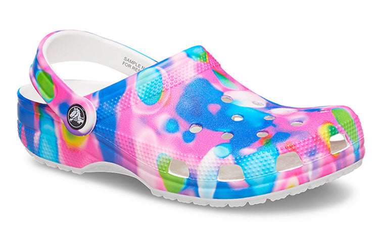 Crocs Classic Beach Sandals Unisex Blue Pink 207556-102