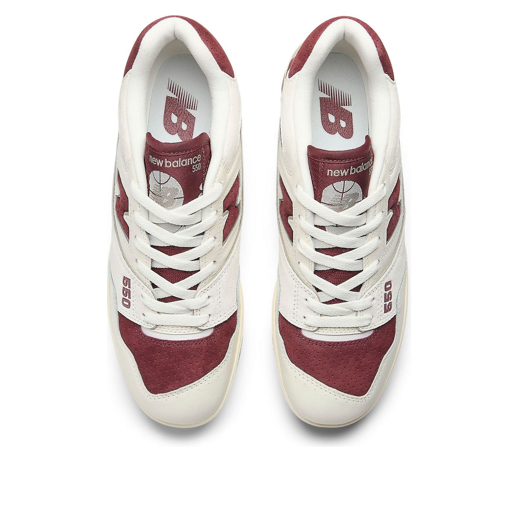 New Balance 550 'Sea Salt Classic Crimson' BB550LEZ