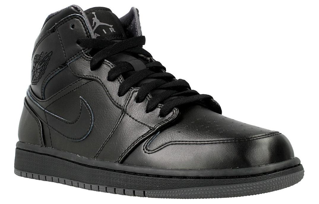 Air Jordan 1 Mid 'Black' 554724-021