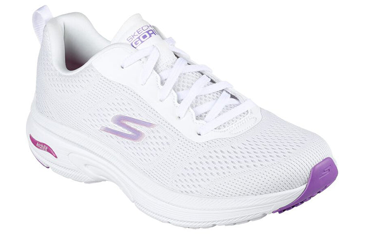 (WMNS) Skechers Go Run Arch Fit 'White Purple' 128953-WPR