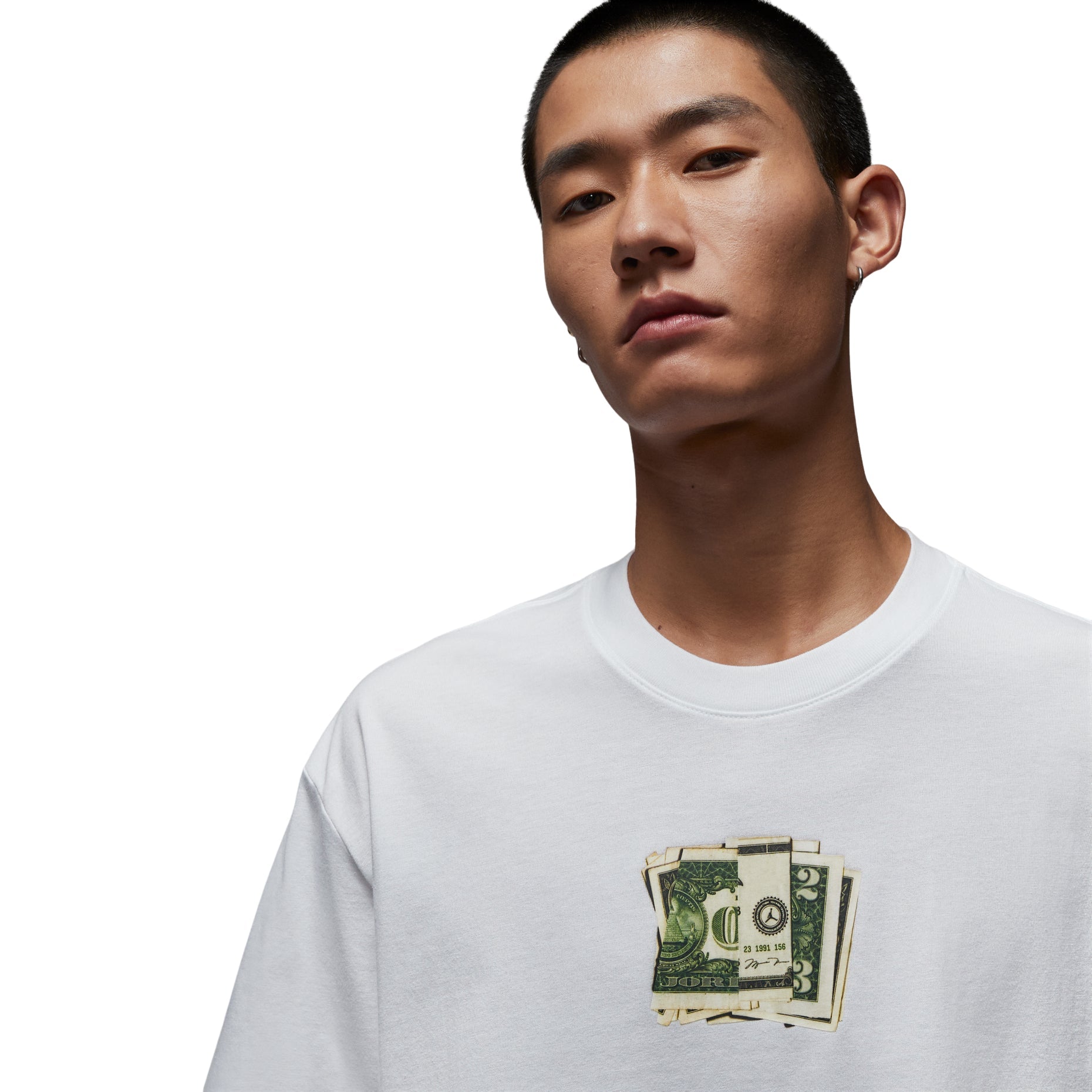 Air Jordan AJ3 T-Shirt 'Pure Money - White'  IQ6953-100