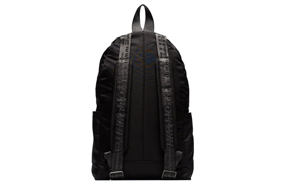 Off-White logo Printing Backpack Black OMNB003E19E480031091