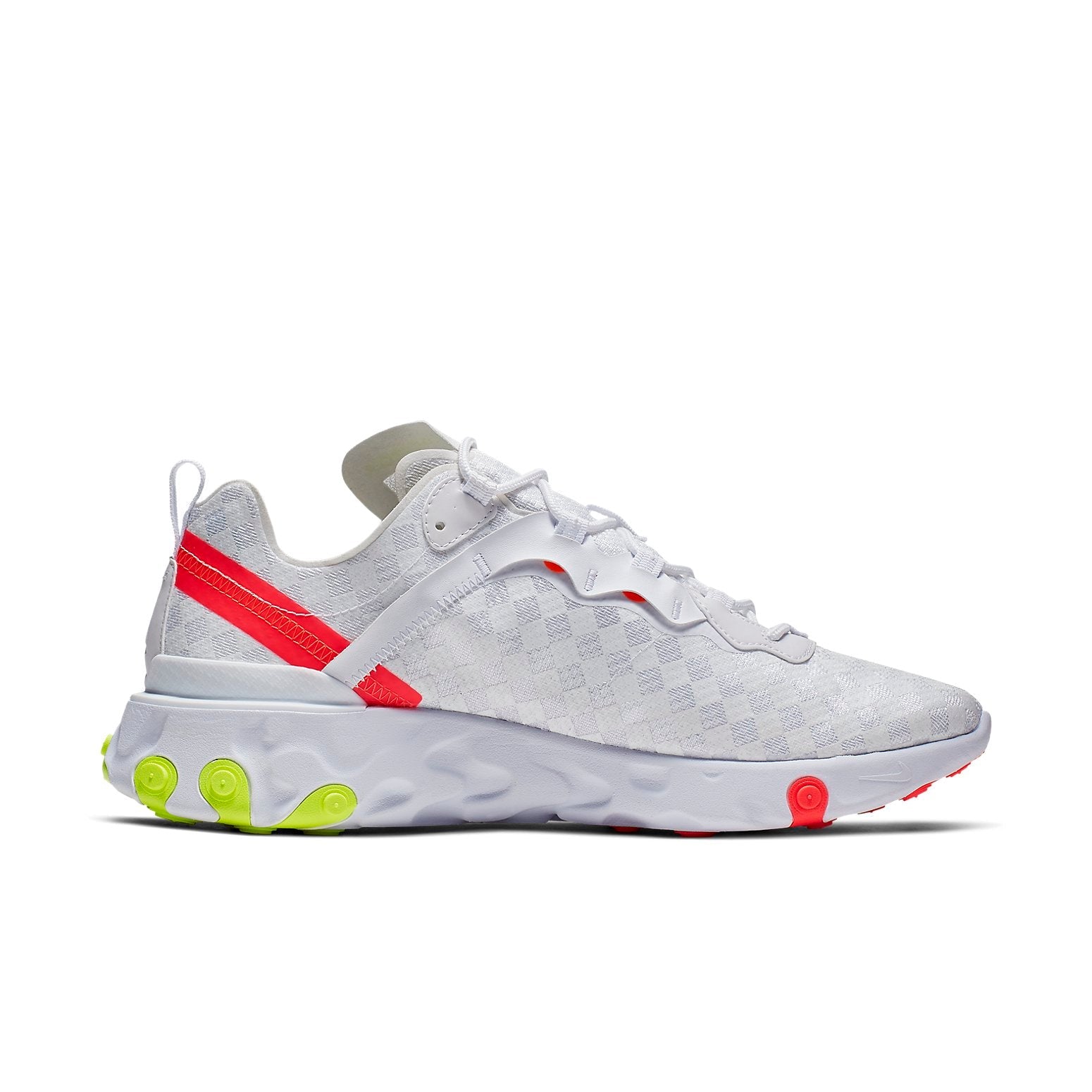 Niker React Element 55 'Checkered White Crimson Volt' CJ0782-100