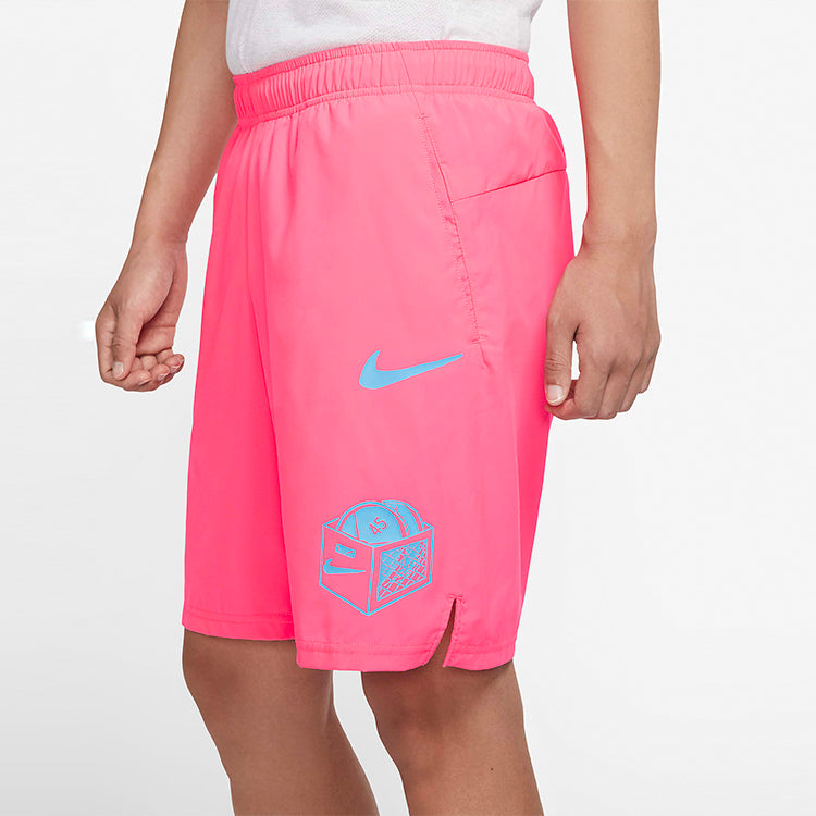 Nike Flex Printing Woven Casual Sports Training Shorts Pink CZ2428-639