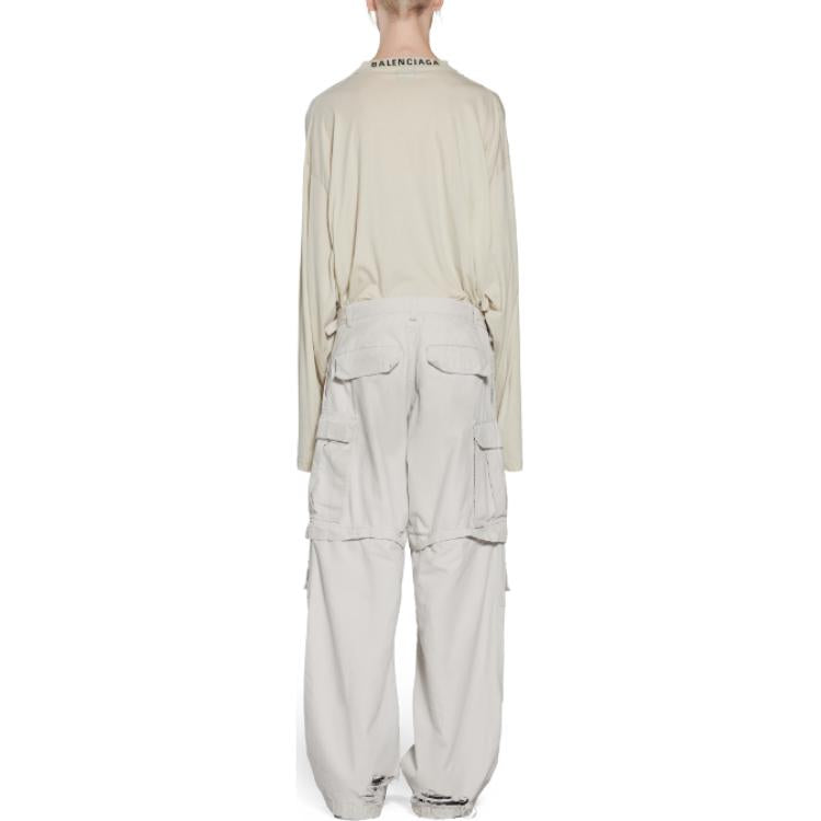 Balenciaga Large Cargo Pants 'Light Grey' 746493TKP271400