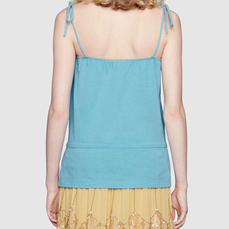 (WMNS) Gucci x Disney Print Tank Top 'Blue' 599090-XJBYB-4318
