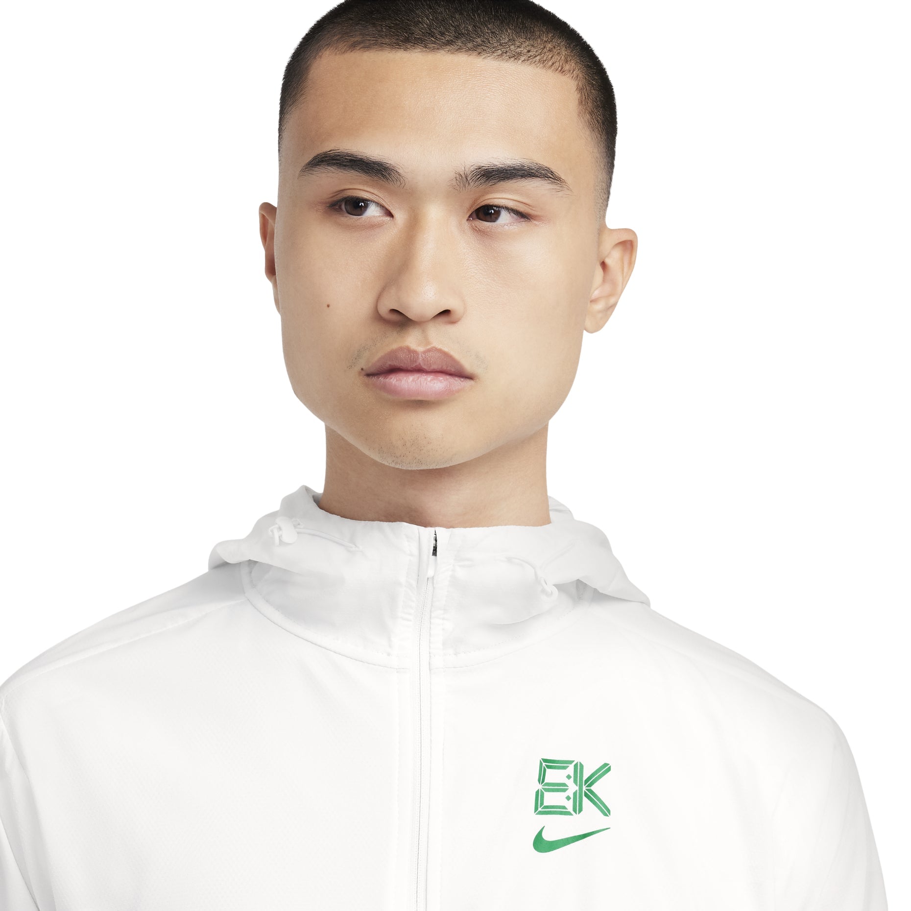 Nike Impossibly Light Water-Repellent Windrunner Running Jacket Asia Sizing 'Kipchoge-White Green' FV9607-121