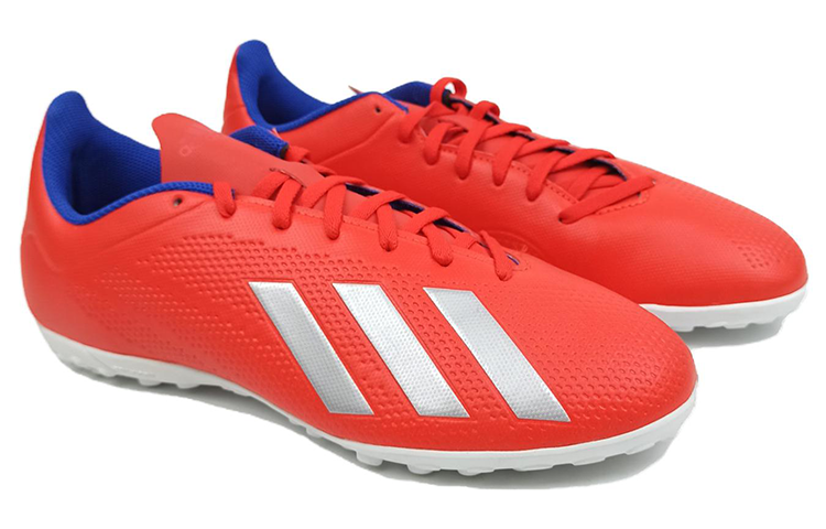 (GS) adidas x Tango 18.4 Turf Boots 'Active Red Silver Metallic Bold Blue' BB9417