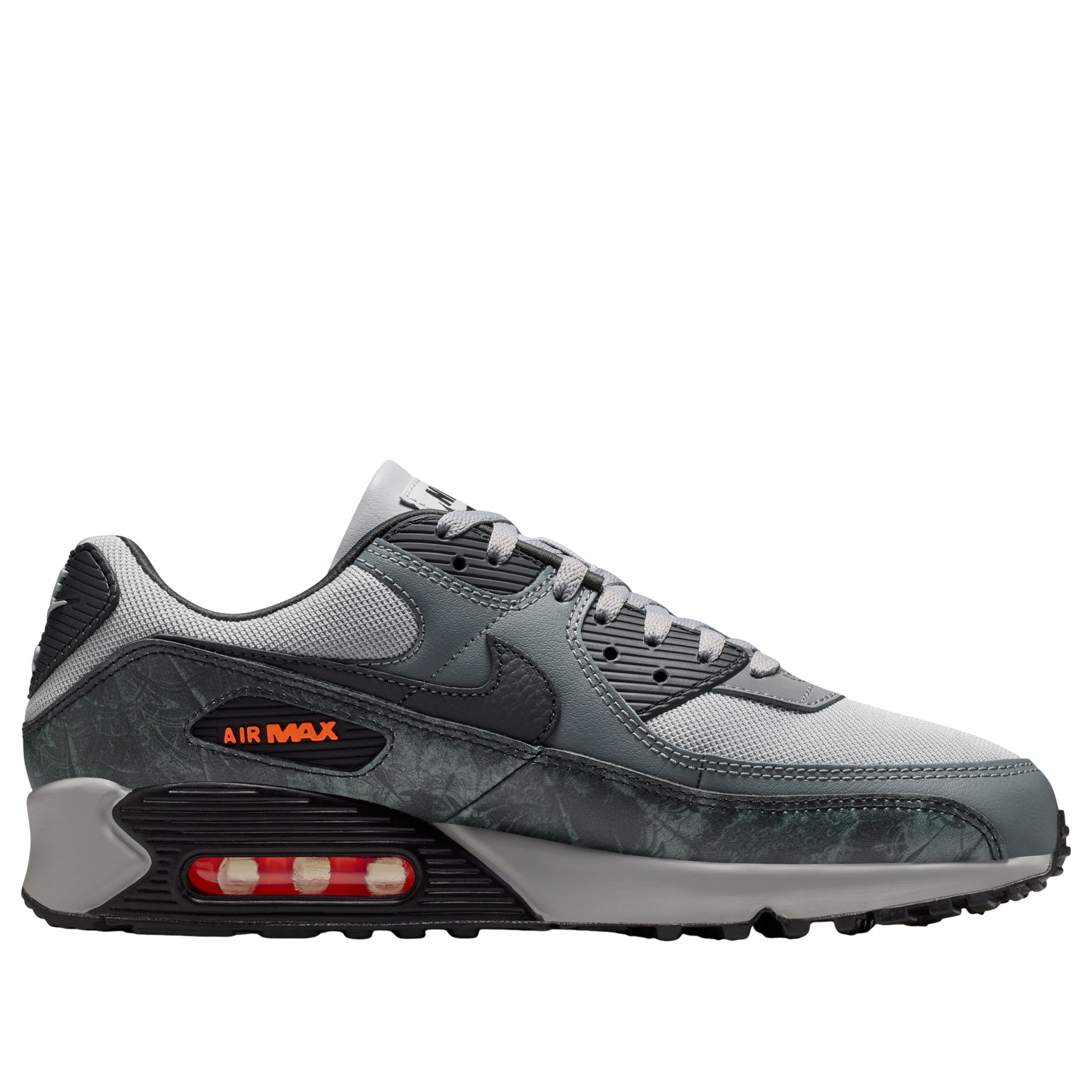 Nike Air Max 90 Premium 'Dark Grey Hyper Crimson Black' IQ0172-900