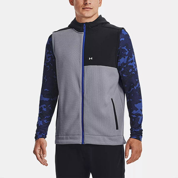 Under Armour Storm Sweater Fleece Vest 'Grey Black' 1373416-035