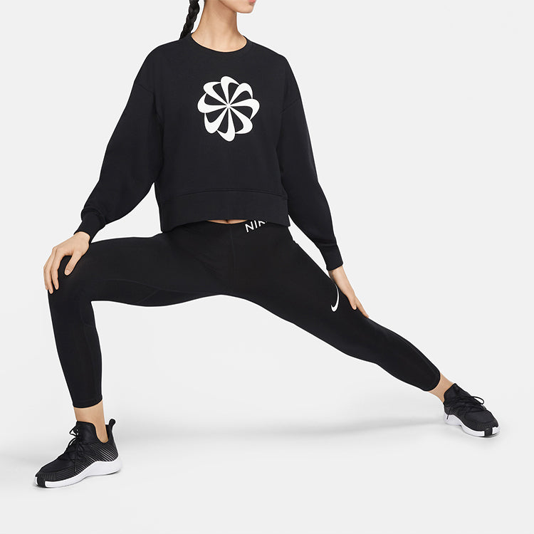 Nike Icon Clash Training Round Neck Pullover 'Black' CU5039-010