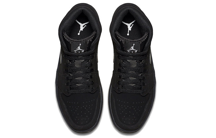 Air Jordan 1 Retro Mid 'Black' 554724-040