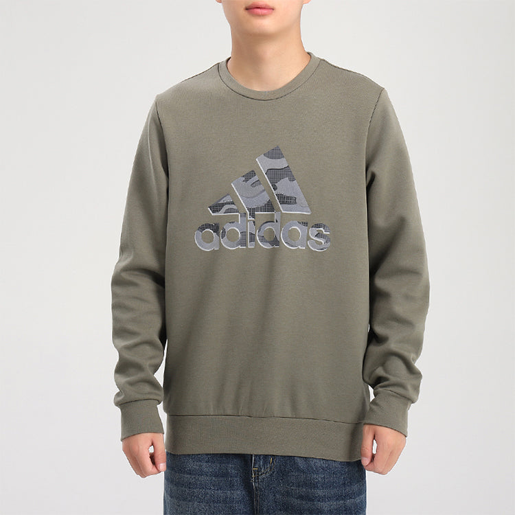 adidas Mh Gfx Swt Bos Knit Pullover Green GH4413