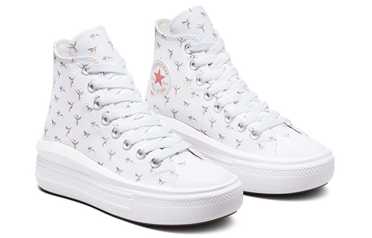 (WMNS) Converse Chuck Taylor All Star Move Platform High 'Hummingbirds' A01021C