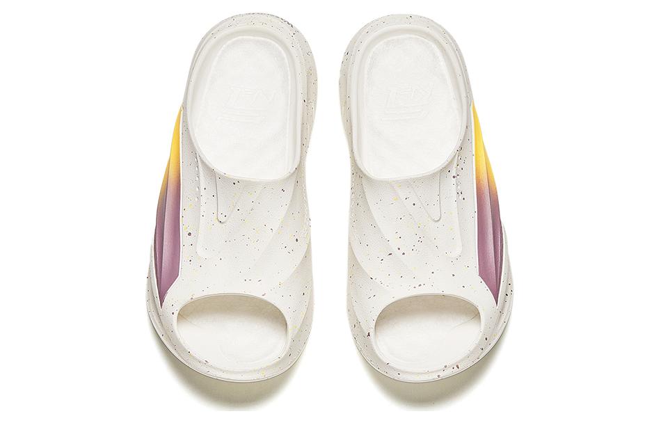ANTA x WASSUP Nitrogen Slippers 'White yellow Purple' 912411801-3