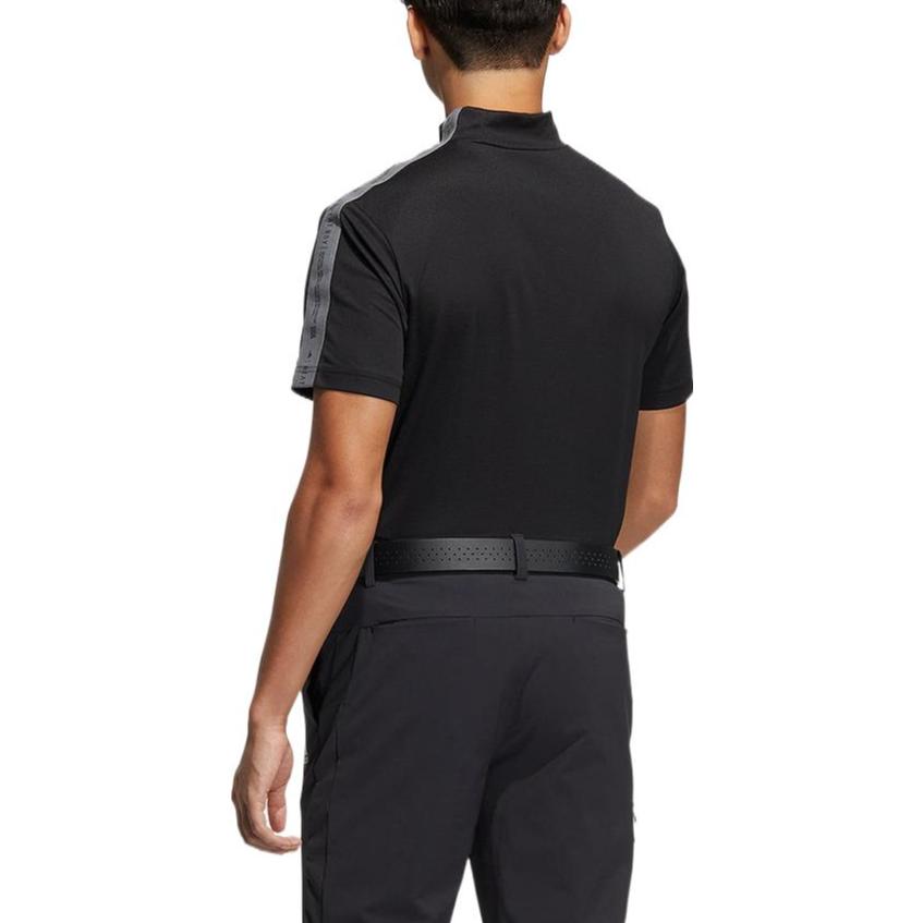 adidas HEAT.RDY Mock Neck Polo Shirt 'White' HA3119