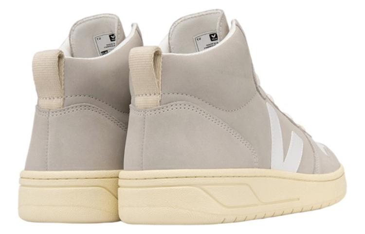 Veja V-15 High-Top Sneakers 'Beige Khaki White' VQ1302815