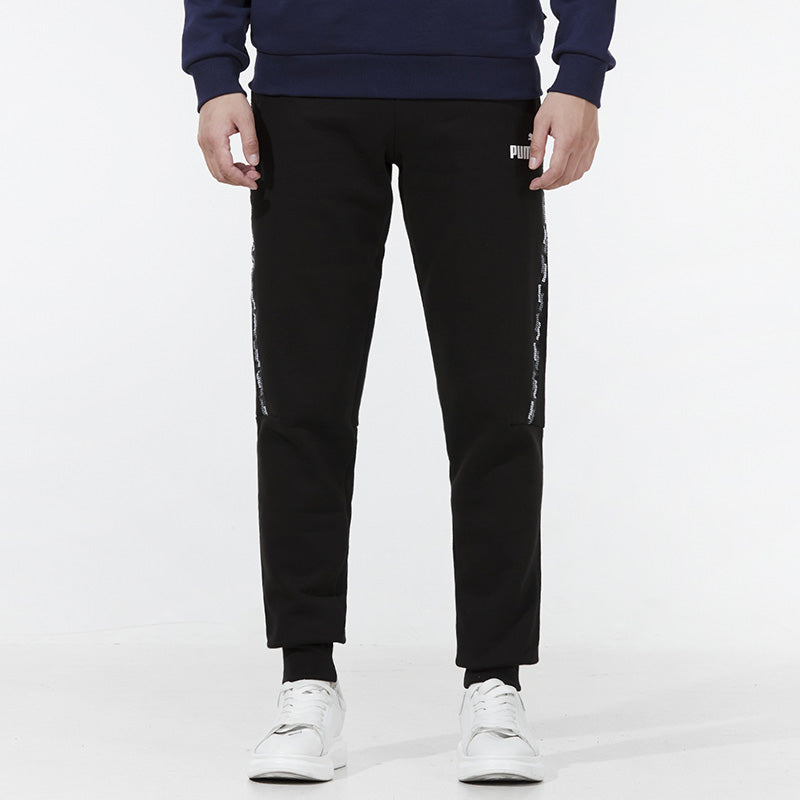 PUMA Power Tape Sweat Pants Fl Cl Logo 'Black' 846543-01
