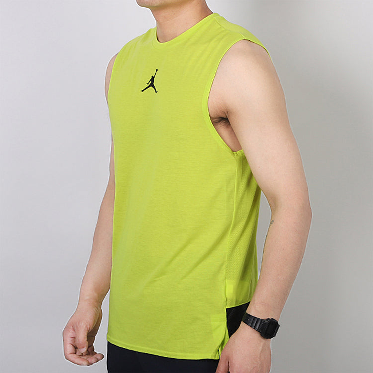 Air Jordan Basketball Training Sports Sleeveless Vest Yellow CJ4576-389