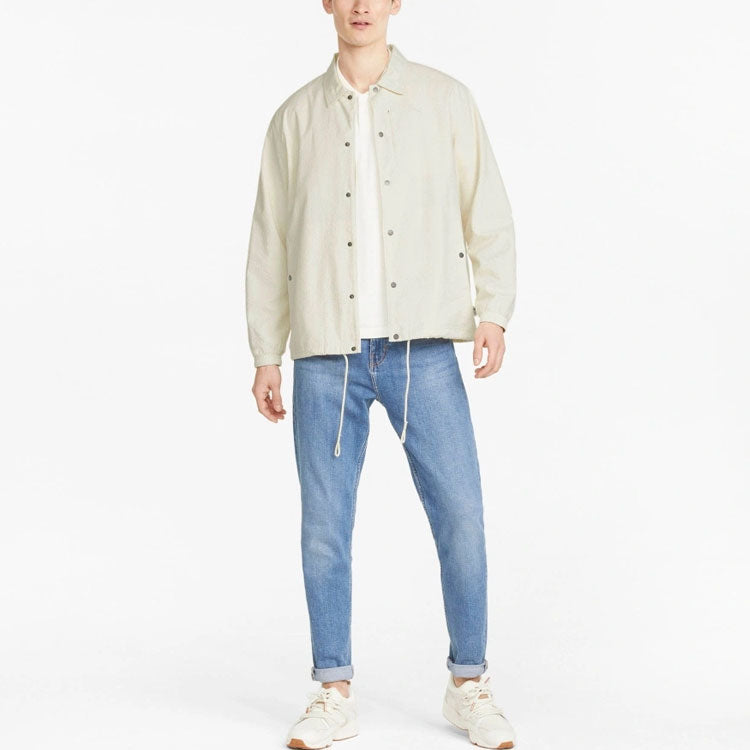 PUMA Mmq Seersucker Shirt Jacket 'White' 533467-65