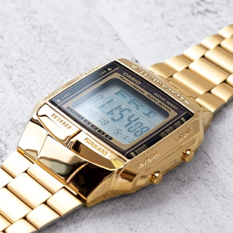 CASIO Male YOUTH Japan / South Korea Fashion Waterproof Mens Gold Digital DB-360G-9A