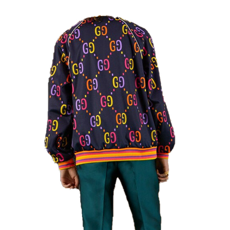 Gucci Jumbo GG Technical Jersey Zip Jacket 'Navy' 701623-XJELH-4681